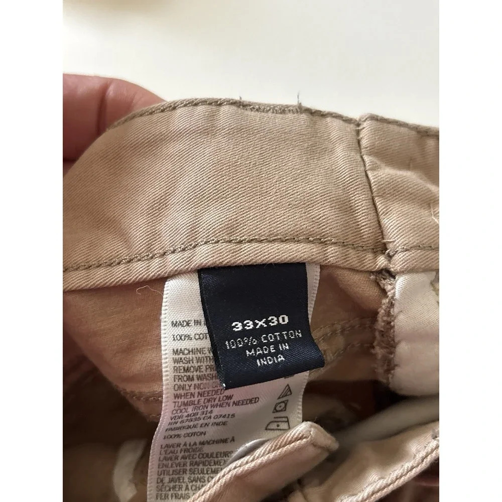 Men's Nautica Straight Fit Spinnaker Tan 33x30